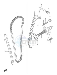 TU125 (E2) drawing CAM CHAIN