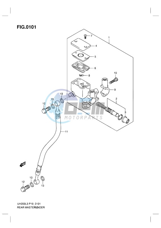 REAR MASTER CYLINDER