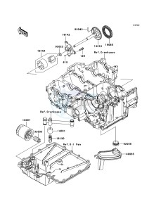 ZZR1400 ZX1400A7F FR GB XX (EU ME A(FRICA) drawing Oil Pump