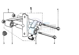 BUXY - 50 cc drawing SWINGING ARM