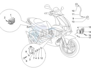 Runner 50 Pure Jet drawing Voltage Regulators - Electronic Control Units (ecu) - H.T. Coil