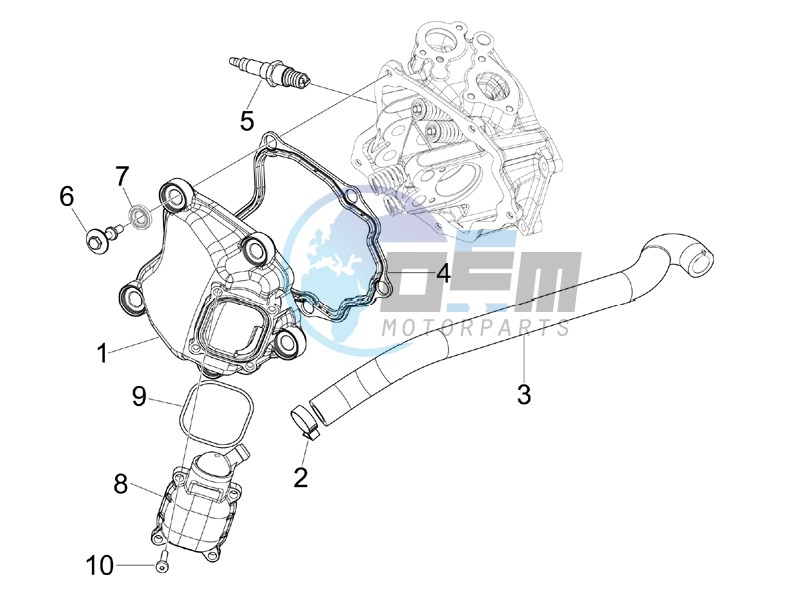 Cylinder head cover