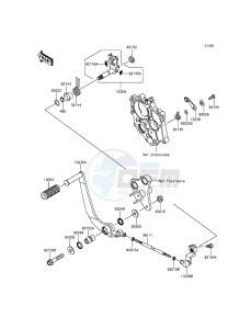 VULCAN_S EN650AFF XX (EU ME A(FRICA) drawing Gear Change Mechanism