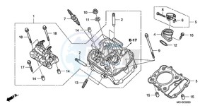 NSA700A9 Europe Direct - (ED / MME) drawing FRONT CYLINDER HEAD