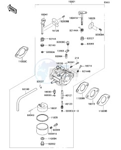 KAF 540 D [MULE 2020] (D1) [MULE 2020] drawing CARBURETOR