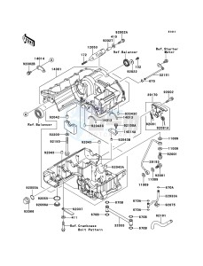 ZRX1200R ZR1200-A5H FR GB XX (EU ME A(FRICA) drawing Crankcase