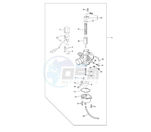 CS JOG R 50 drawing CARBURETOR