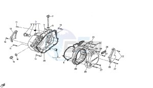 RAPTOR EU2 125 drawing CRANKCASE COVER