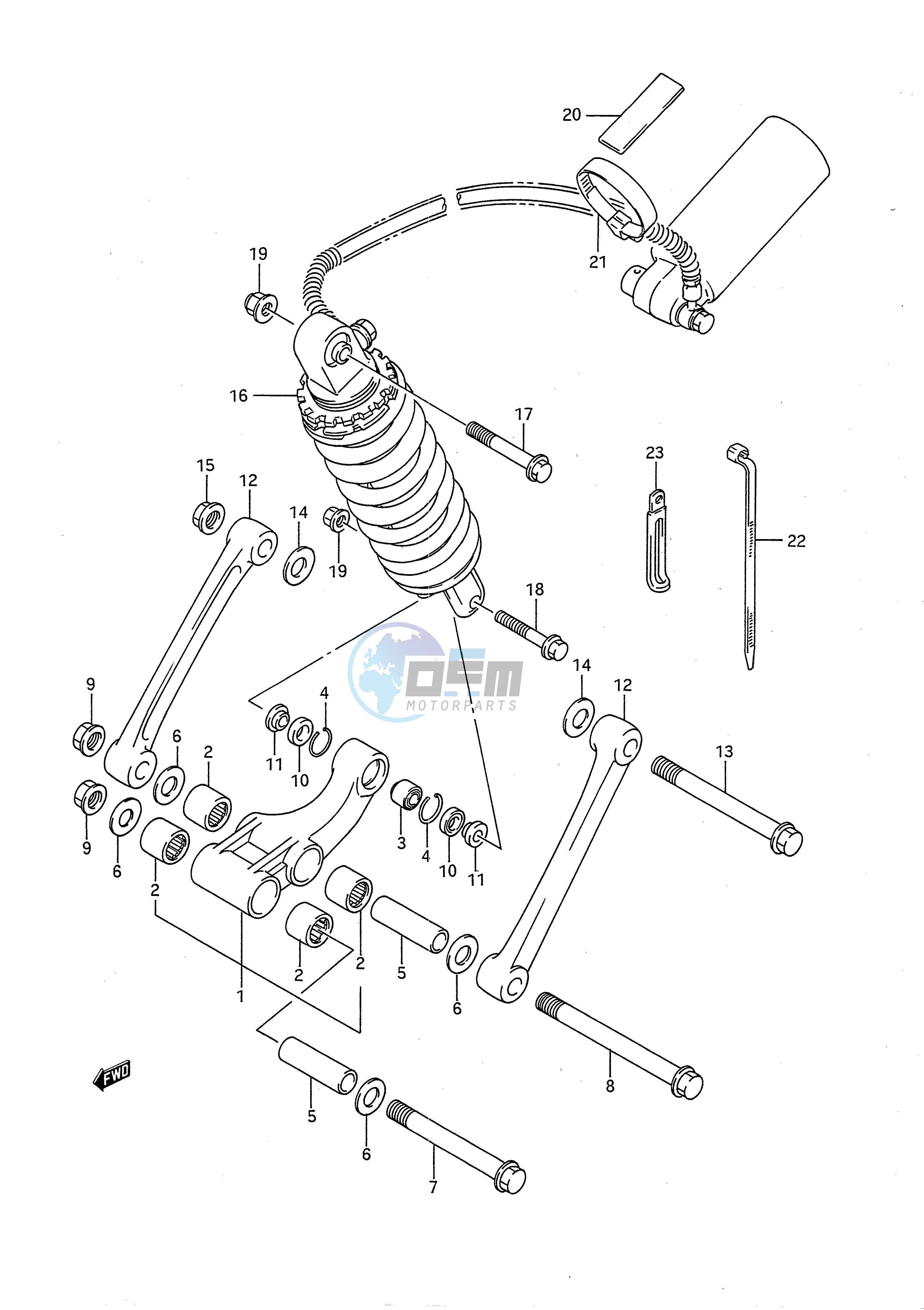 REAR CUSHION LEVER