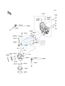 VN 1700 E [VULCAN 1700 CLASSIC] (9G-9FA) E9FA drawing THROTTLE