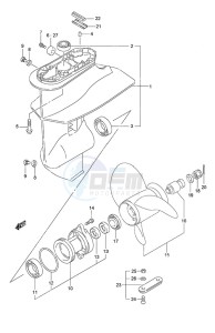 DF 9.9A drawing Gear Case