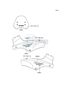 VERSYS KLE650A8F GB XX (EU ME A(FRICA) drawing Decals(Blue)(Black)(Black)