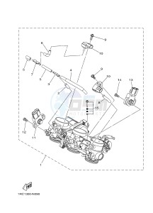 MT09A MT-09 ABS 900 (2DRN) drawing INTAKE