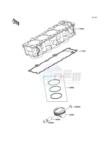 Z1000 ZR1000DCFA FR GB XX (EU ME A(FRICA) drawing Cylinder/Piston(s)