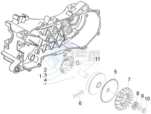 Fly 50 4t (25-30 kmh) drawing Driving pulley