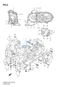 AN400 (E3-E28) Burgman drawing CRANKCASE