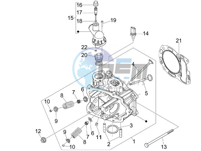 Head unit - Valve