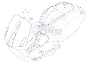 Primavera 150 4T 3V iGET (APAC) (AU, CN, EX, RI, TN) drawing Frame/bodywork