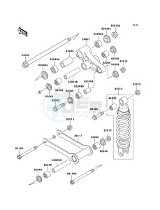 VN800 CLASSIC VN800B6F GB XX (EU ME A(FRICA) drawing Suspension/Shock Absorber