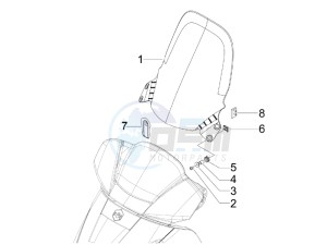 X7 250 ie Euro 3 drawing Windshield