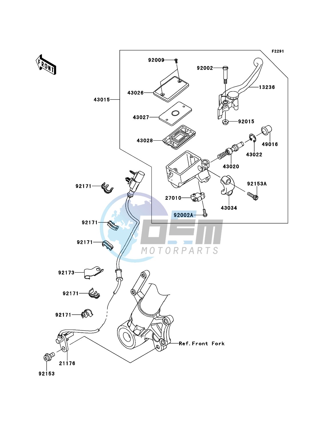 Front Master Cylinder