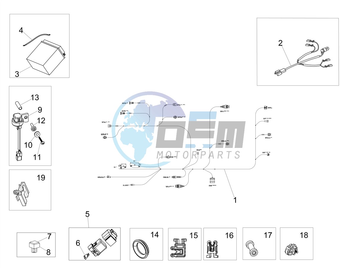 Rear electrical system