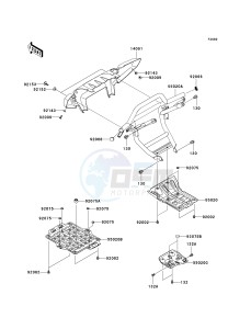 KVF 650 E [BRUTE FORCE 650 4X4 HARDWOODS GREEN HD] (E1) E1 drawing GUARD-- S- -