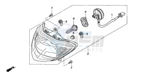 SH125S drawing HEADLIGHT