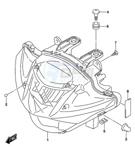 GSX-S125 drawing HEADLAMP