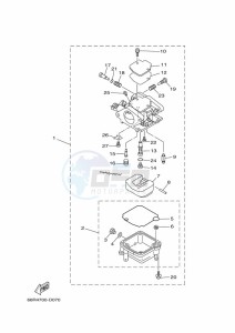 FT9-9DEX drawing CARBURETOR