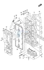 DF 200A drawing Cylinder Head