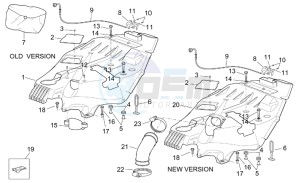 Scarabeo 125-150-200 (eng. Rotax) drawing Undersaddle