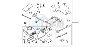 CB600F39 Europe Direct - (ED / ST) drawing KIT ALARM SYS