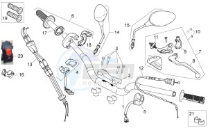 SXV 450-550 2009-2011 drawing Controls