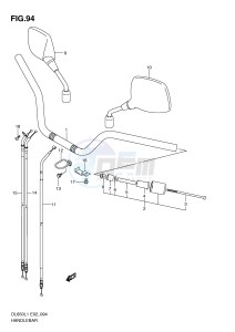 DL650 (E2) V-Strom drawing HANDLEBAR (DL650L1 E19)