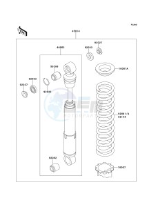 KX 60 B [X60] (B6-B9) drawing SHOCK ABSORBER