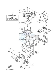 FL200C drawing THROTTLE-BODY