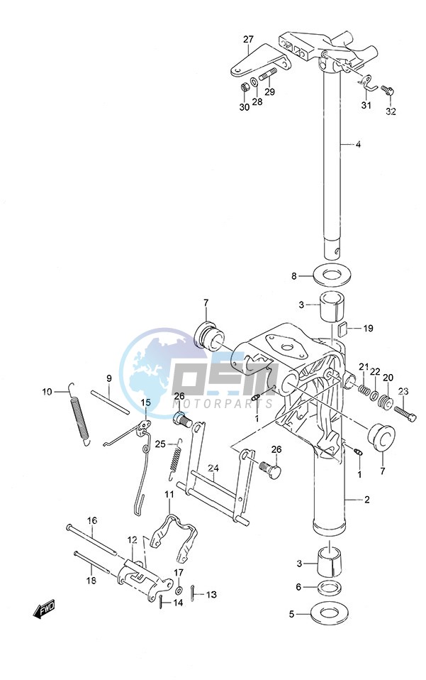 Swivel Bracket Remote Control