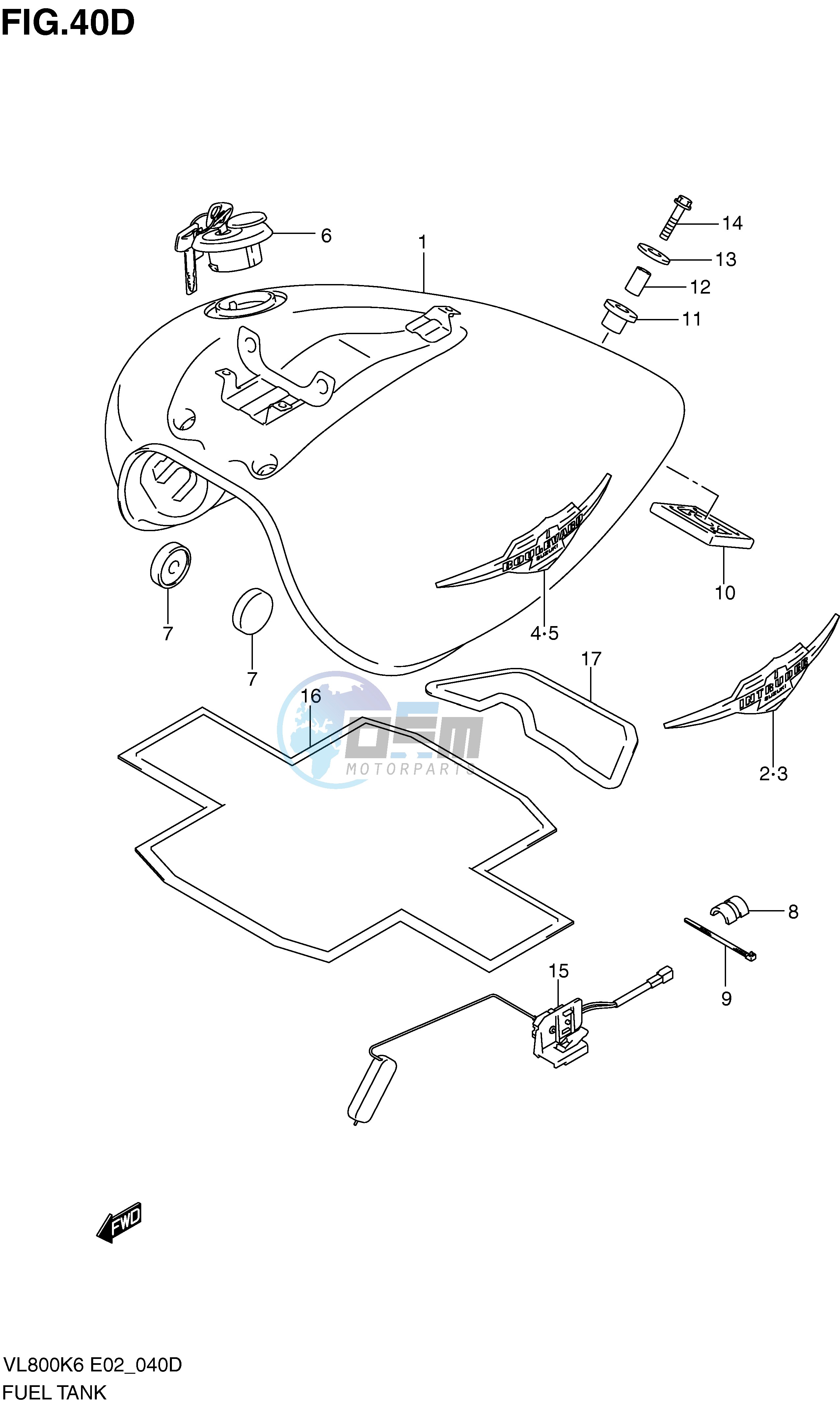 FUEL TANK (MODEL L0)