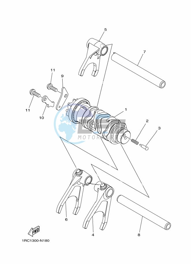 SHIFT CAM & FORK