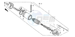 TRX500FE drawing STARTING MOTOR