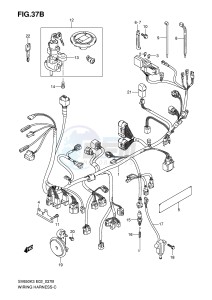 SV650S (E2) drawing WIRING HARNESS (SV650K7 SV650UK7)