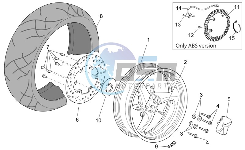 Rear wheel