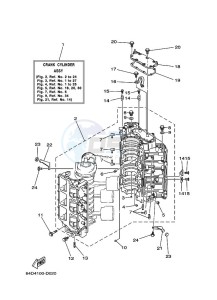 200FETOX drawing CYLINDER--CRANKCASE-1