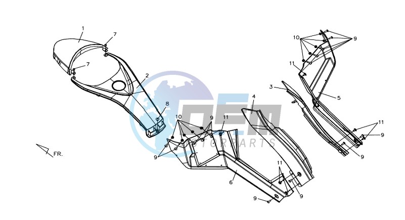 COWLING L / R