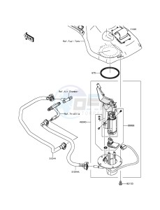 NINJA H2R ZX1000PGF EU drawing Fuel Pump