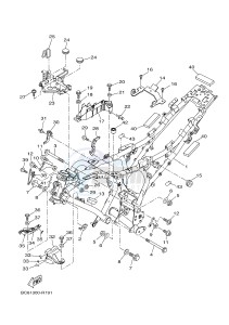 MTT690-U MT-07 TRACER TRACER 700 (BC62 BC62 BC62 BC62 BC62) drawing FRAME