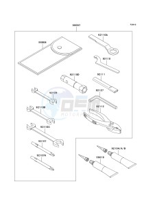 BN 125 A [ELIMINATOR 125] (A6F-A9F) A7F drawing OWNERS TOOLS