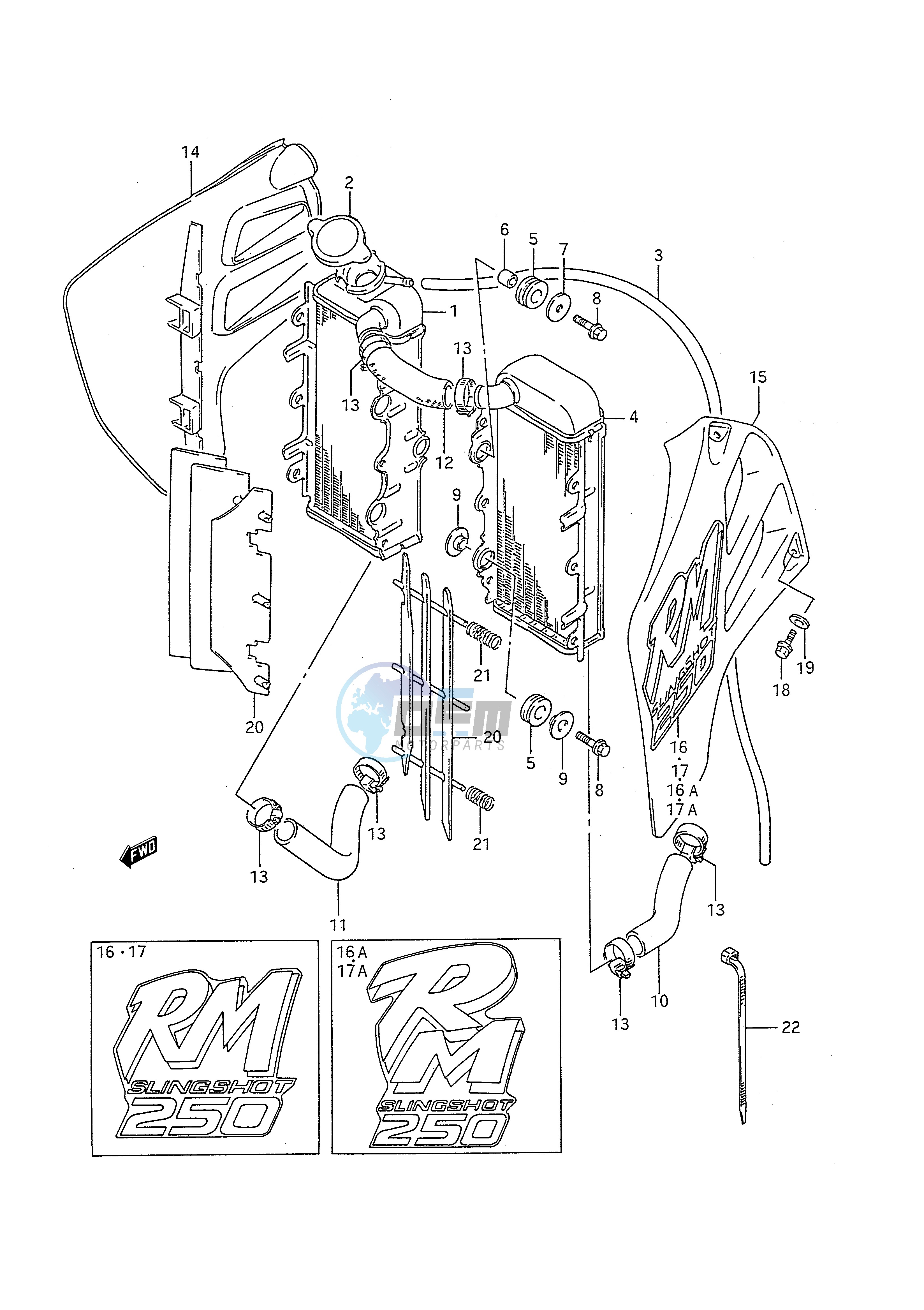 RADIATOR (MODEL K L)