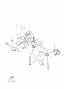 TT-R50E (BEG3) drawing HANDLE SWITCH & LEVER